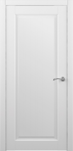 Межкомнатная дверь Эрмитаж-7 Белый винил (ПГ) гл.