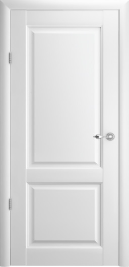 Межкомнатная дверь Эрмитаж-4 Белый винил (ПГ)