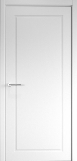 Межкомнатная дверь Неоклассика-1 Эмаль (ПГ) с врезкой магнитной защелки