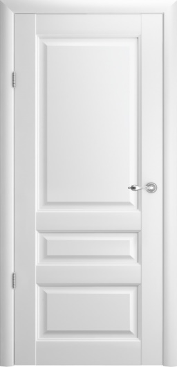 Межкомнатная дверь Гранд 9 Белый Бархат (ПГ)