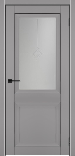 Межкомнатная дверь Деканто Серый Софт (ПО)