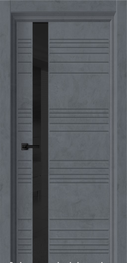 Межкомнатная дверь Торонто-2 бетон графит