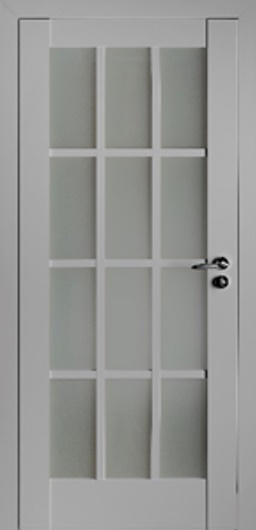 Межкомнатная дверь Модель 242 Серый полипропилен (ДО)