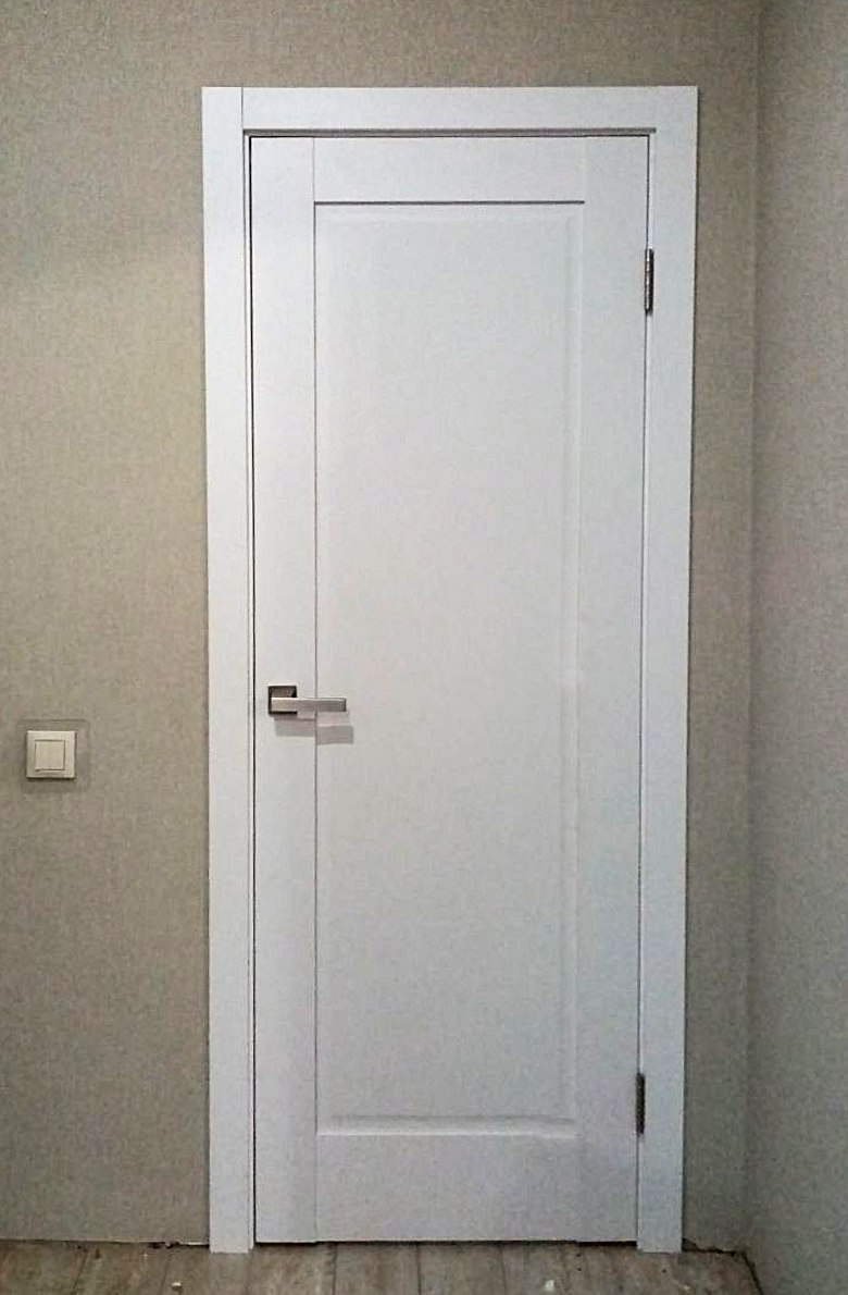 Межкомнатная дверь Модель 242 Белый полипропилен (ДГ)
