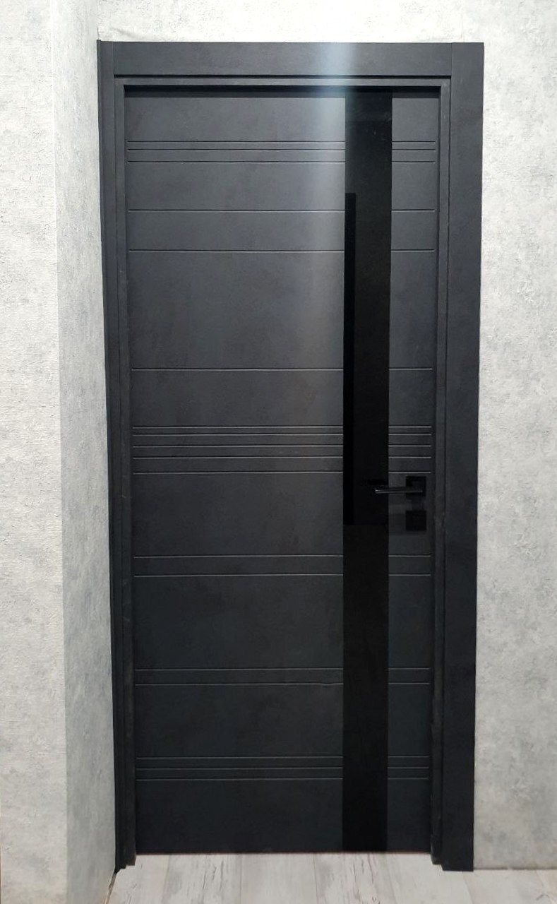 Межкомнатная дверь Торонто-2 бетон графит