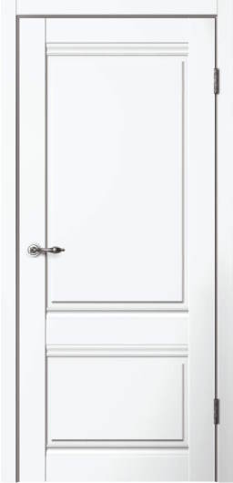 Межкомнатная дверь ESTETIC E01 Белый (ПГ) гл.