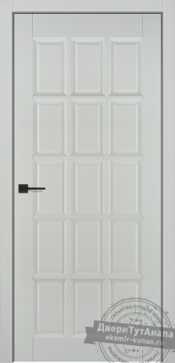 Межкомнатная дверь Английская решетка RAL 7035 (ПГ) гл.