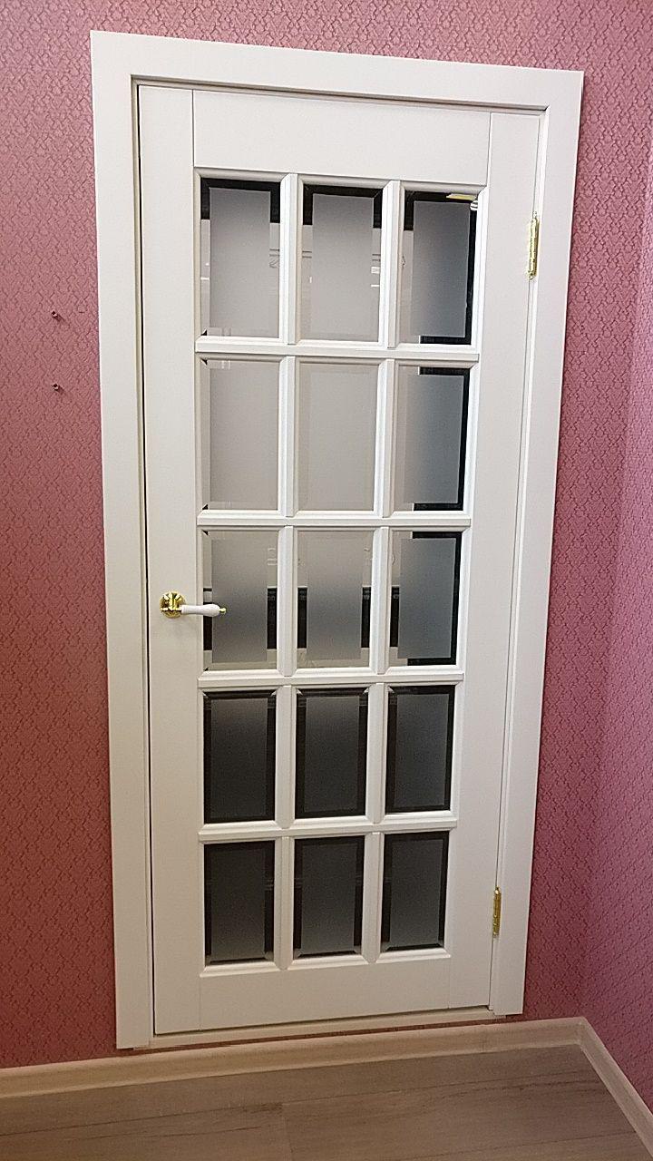 Межкомнатная дверь Английская решетка (ПО)