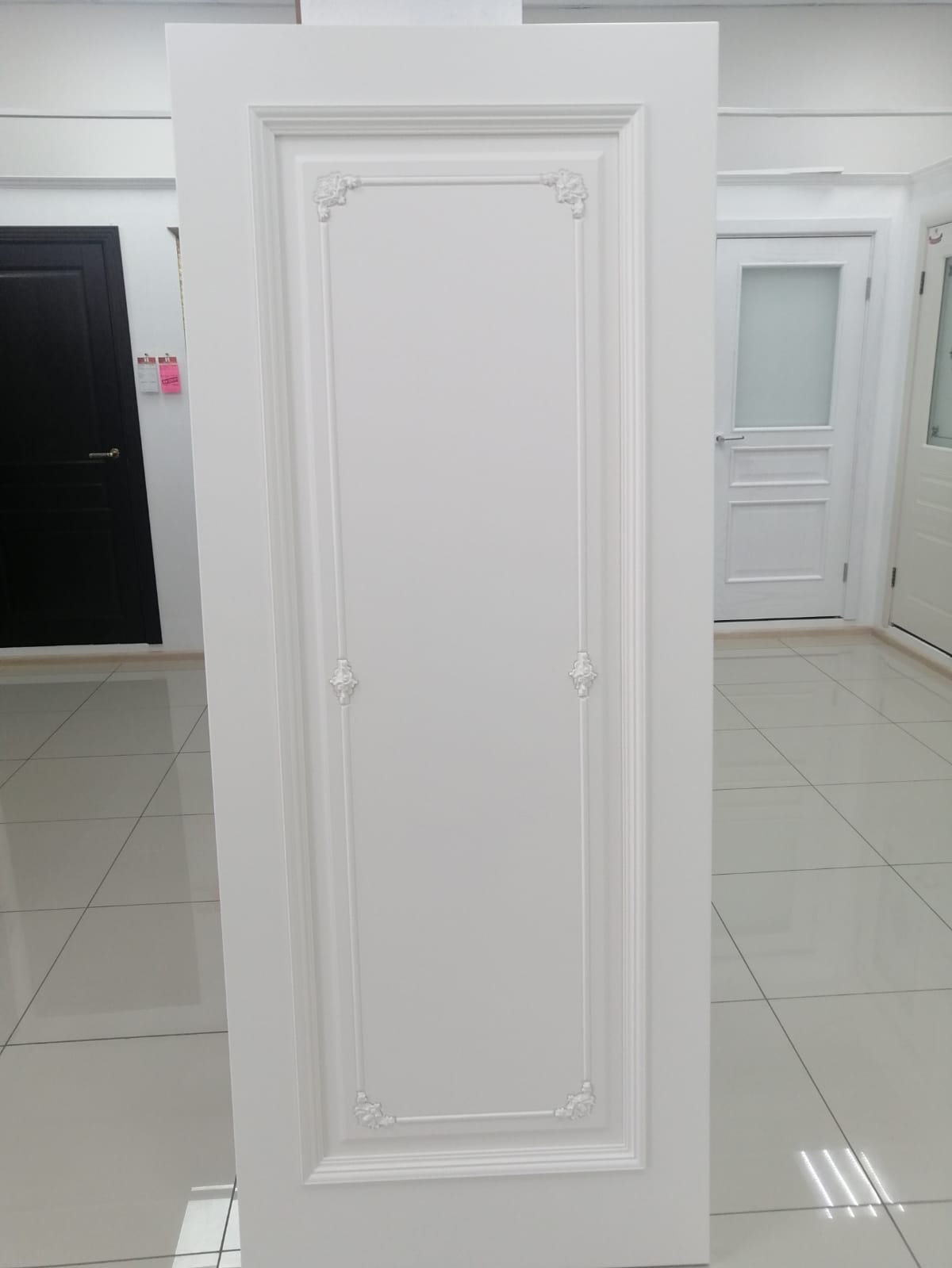 Межкомнатная дверь Мерано Эмаль 9010 (ПГ)