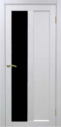 Межкомнатная дверь Турин 521.21 Черный лакобель ст.