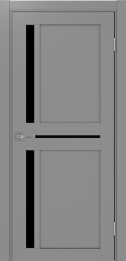 Межкомнатная дверь Турин 523.221 стеклопакет Лакобель Черный