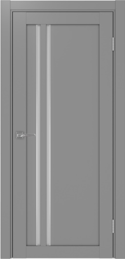 Межкомнатная дверь Турин 525 АПС Молдинг хром SC стекло Мателюкс