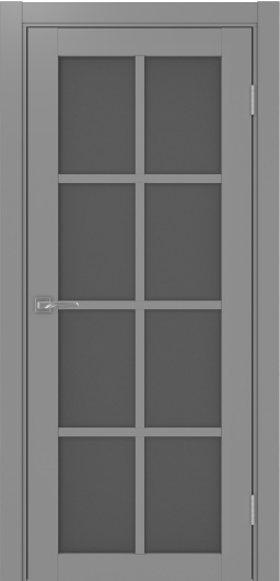 Межкомнатная дверь Турин 541.2222 стекло сатин графит