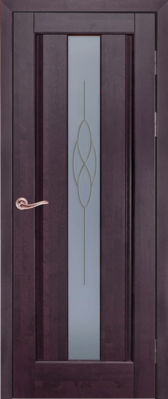 Межкомнатная дверь Версаль массив ольхи Венге (ПОЧ)