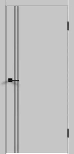 Межкомнатная дверь GALANT М2 эмалит серый гл.