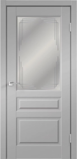 Межкомнатная дверь VILLA 3V (ПО) Серый эмалит