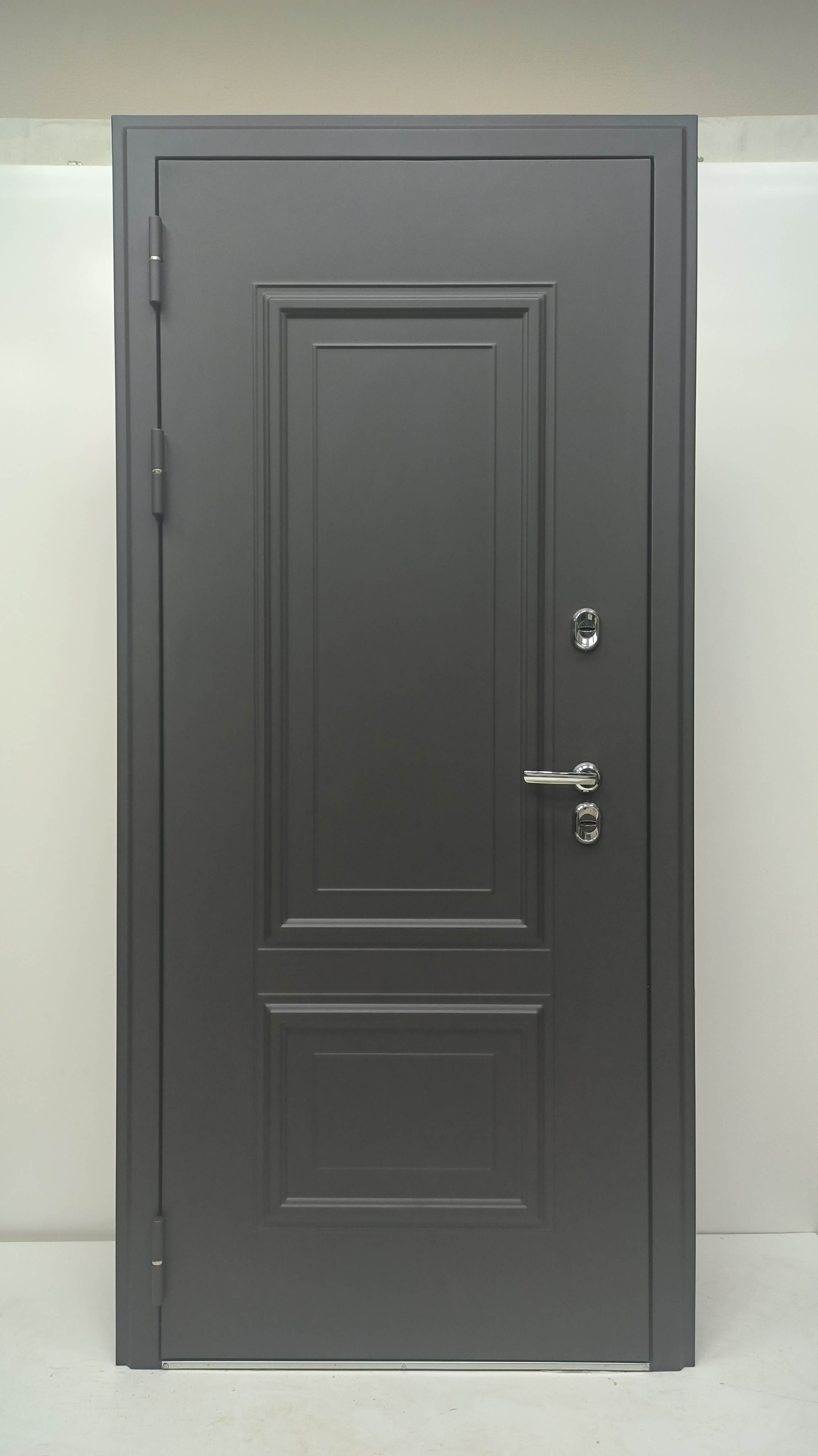 Входная дверь Термо УШ-3 Штамп-2 муар коричневый малибу